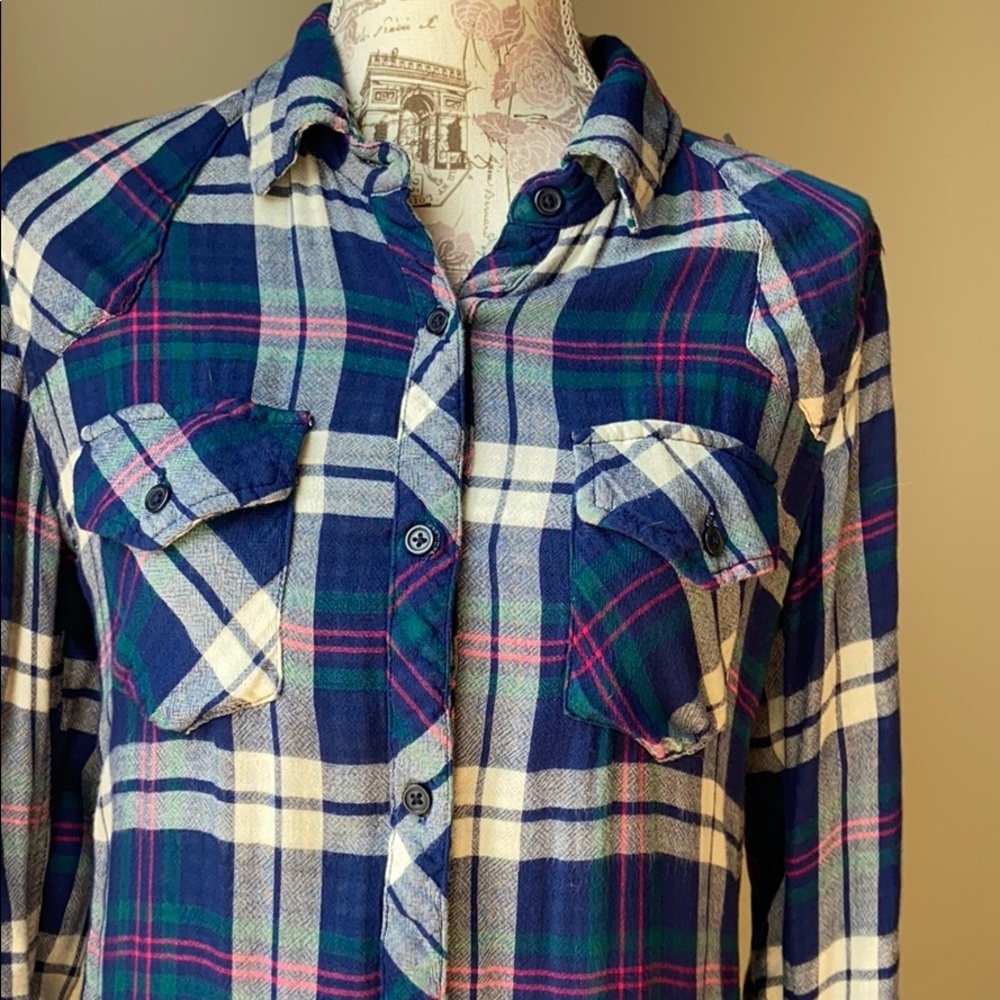 Rails Plaid Button Up Top - image 2